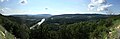 2016-06-25 17 54 07 Panorama looking westward up the Potomac River from West Virginia State Route 9 (Cacapon Road) just south of the Prospect Peak Overlook in Morgan County, West Virginia.jpg