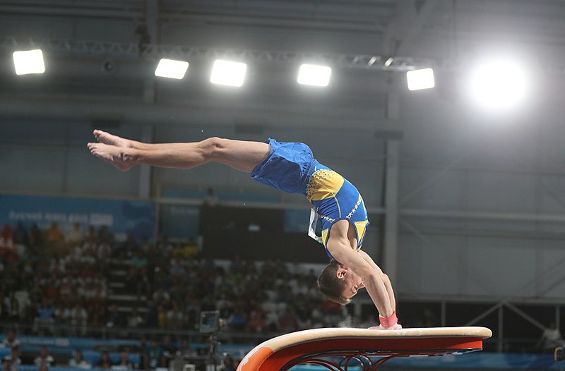 File:2018-10-14 Gymnastics at 2018 Summer Youth Olympics – Boys' Artistic Gymnastics – Apparatus finals – Vault (Martin Rulsch) 177.jpg