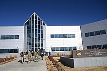 NORAD-USNORTHCOM headquarters at the Eberhart-Findley Building on Peterson Space Force Base 210114-D-BN624-0138 (50836841477).jpg