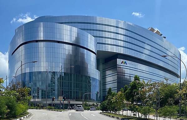 Mediacorp Campus in One-north, the headquarters of Mediacorp