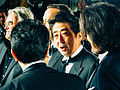 Thumbnail for File:26th Tokyo International Film Festival- Paul Greengrass &amp; Tom Hanks from Captain Phillips, Mitani Koki &amp; Yakusho Koji from The Kiyosu Conference, Prime Minister Abe Shinzo (15571869972).jpg