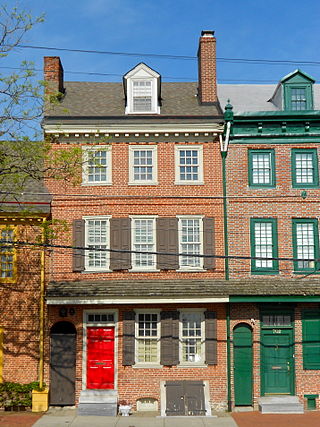 <span class="mw-page-title-main">Nathaniel Irish House</span> Historic house in Pennsylvania, United States