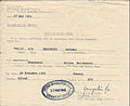 AST Grodyński Birth Certification 1948