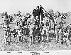 39th Garhwal Rifles in a camp.
