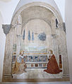 Abbazia di passignano, capitolo, annunciazione di filippo di antonio filippelli, 1483-85 ca. 02.JPG