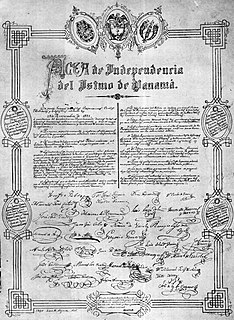 Independence Act of Panama