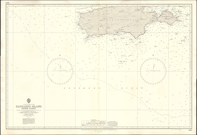 File:Admiralty Chart No 1094 Kangaroo Island, Published 1964.jpg