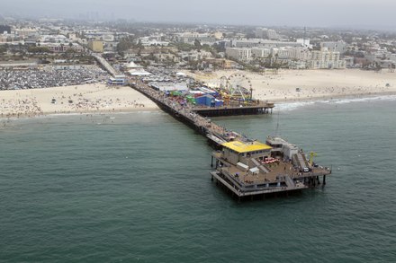 View of Santa Monica Pier.