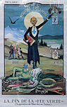 Plakat gegen das Schweizer Absinth-Verbot (um 1910)
