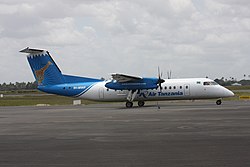 DHC-8-300 der Air Tanzania