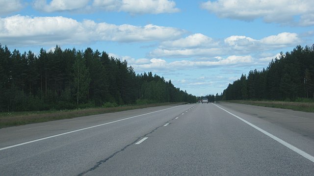 Alavus road runway in Finland.