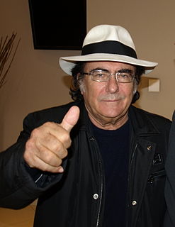 Albano Carrisi Italian recording artist; singer and actor