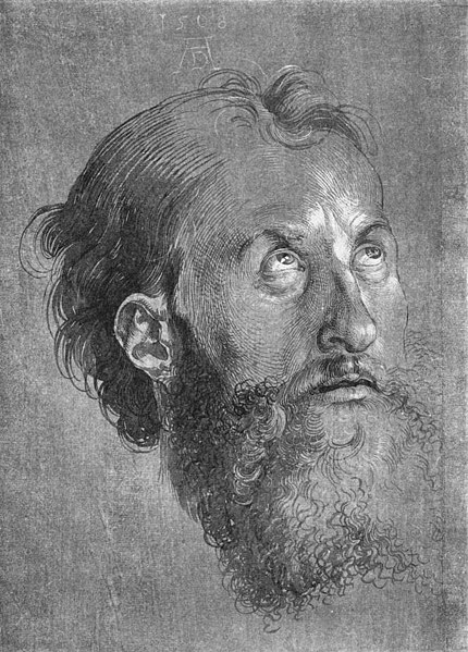 File:Albrecht Dürer - Head of an Apostle Looking Upward - WGA07068.jpg