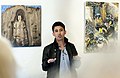 Ali Hosseini Hazara åpner maleriutstilling i Suhmhuset (7181920312).jpg