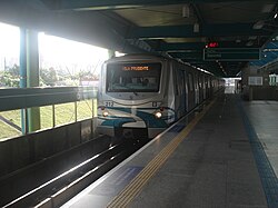 Alstom A96 - Estação Santos-Imigrantes - Linha 2 - Verde do Metrô de São Paulo.JPG
