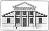 A villa from Book IV of Palladio's I Quattro Libri dell'Architettura