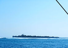 The Apo Menor Island is the second largest island in the Apo Reef and is primarily made up of rocks.