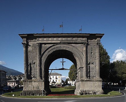 Triumphal arch in Aosta