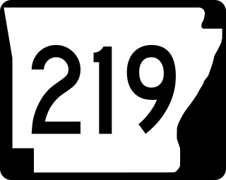 <span class="mw-page-title-main">Arkansas Highway 219</span> State highway in Arkansas, United States