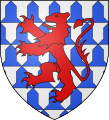 Armoiries de la famille d'Awans au Luxembourg.