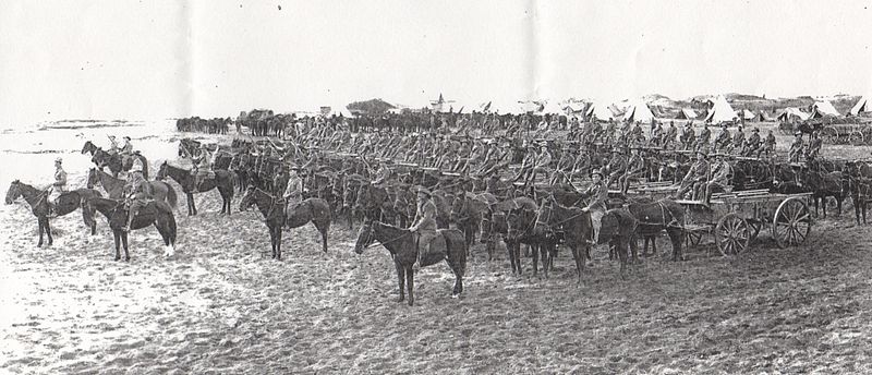 File:Australian Mounted Division Train at Tripoli.jpg