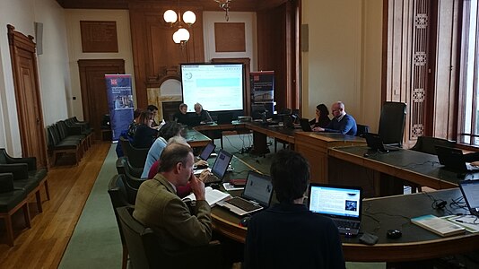 Authors of Wales Wiki15 Edit-a-thon 05.JPG