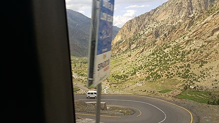 National Highway N-15 has abrupt direction changes which is a challenge for drivers who use this route to reach Gilgit