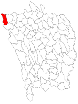 Location of Băcești