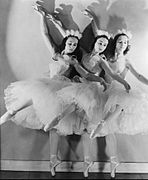 Dansarar frå Ballet Russe de Monte Carlo i 1940
