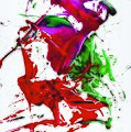 Bea 005, Fingerfarben auf Leinwand, 50 × 50 cm, 2022