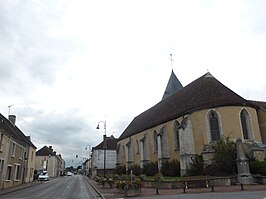 Dorpscentrum met kerk