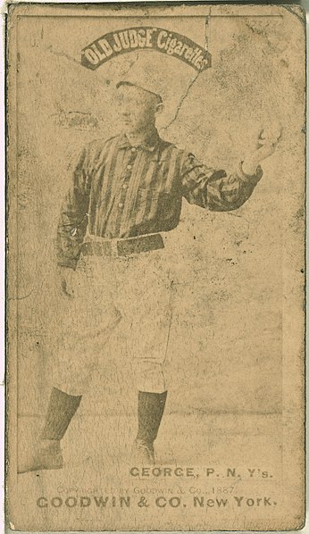 File:Bill George, New York Giants, baseball card portrait LCCN2007686588.jpg