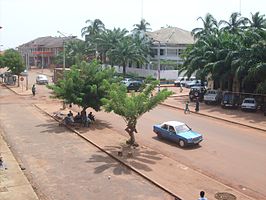 Het centrum van Bissau