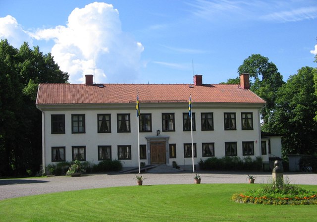 Björkborn Manor, in Karlskoga, was Alfred Nobel's last residence in Sweden.