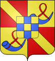 Orange-Chalon (1386-1502) : écartelé de Chalon et d'Orange, sur le tout de Genève.