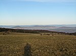 Blick vom Melpertser Rasenberg auf die Hohe Geba