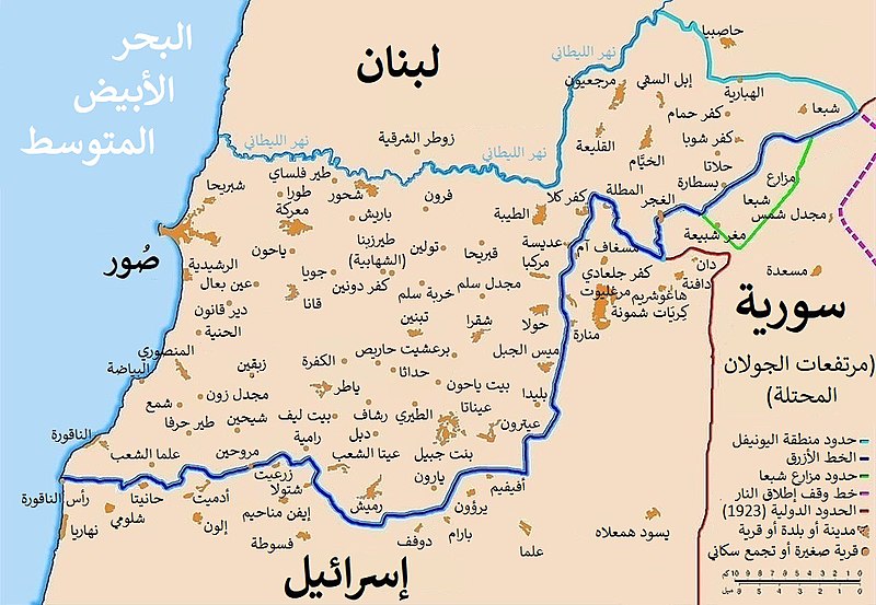 الخط الأزرق (لبنان) - ويكيبيديا