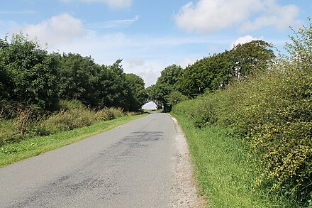 Bluestone Heath Road near Dog Hill Bluestone Heath Road, South Ormsby (geograph 3068665).jpg