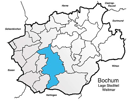 Bochum Lage Stadtteil Weitmar