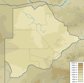 List of fossiliferous stratigraphic units in Botswana is located in Botswana