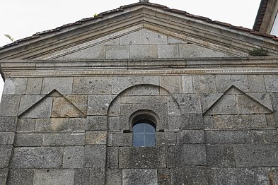 Un autre mur de la chapelle de São Frutuoso.