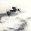 ספינות צרעה מתרחקות מאזור צפון המפרץ בו הן מופגזות 25 ביוני 1969.