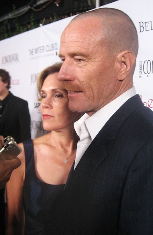 Cranston met zijn vrouw Robin Dearden, september 2008
