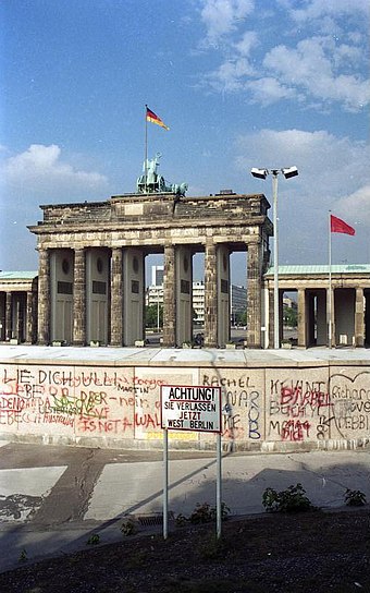Das Brandenburger Tor zur Zeit der deutschen Teilung