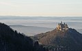 Burg Hohenzollern vom Albtrauf aus