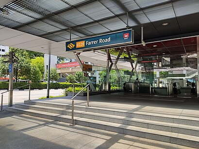 How to get to Farrer Road MRT Station with public transport- About the place