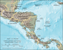 Distribution of S. mexicana CIA map of Central America.png