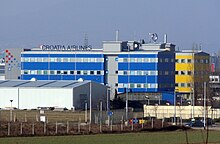 Croatia Airlines head office in Buzin near Franjo Tuđman Airport, Zagreb