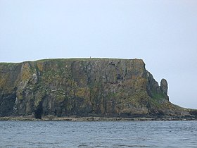 Utsikt over sørspissen av Cairn na Burgh Mòr.