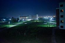 Campus of Begum Rokeya University at Night, Rangpur Campus of Begum Rokeya University, Rangpur.jpg